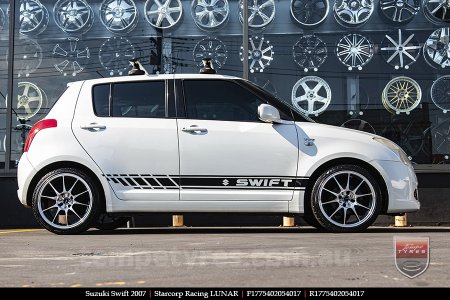 17x7.5 Starcorp Racing LUNAR on SUZUKI SWIFT