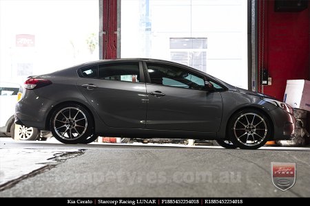 18x8.5 Starcorp Racing LUNAR on KIA CERATO