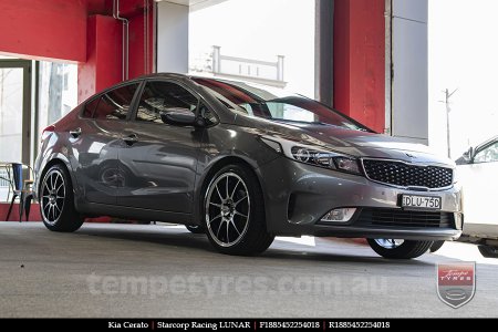 18x8.5 Starcorp Racing LUNAR on KIA CERATO