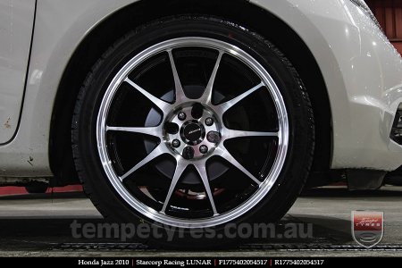 17x7.5 Starcorp Racing LUNAR on HONDA JAZZ