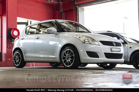 16x7.0 Starcorp Racing LUNAR on SUZUKI SWIFT