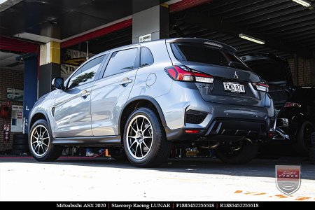 18x8.5 Starcorp Racing LUNAR on MITSUBISHI ASX