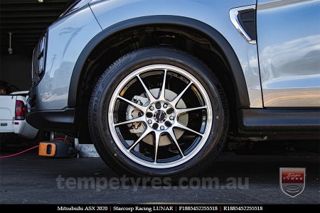 18x8.5 Starcorp Racing LUNAR on MITSUBISHI ASX