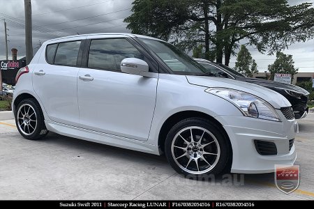 16x7.0 Starcorp Racing LUNAR on SUZUKI SWIFT