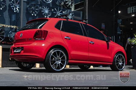 18x8.5 Starcorp Racing LUNAR on VW POLO