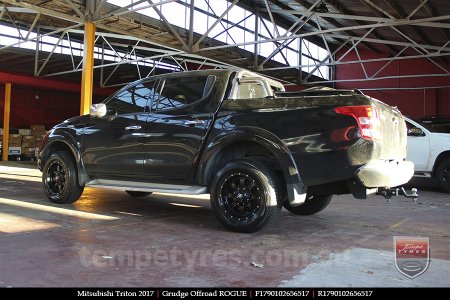 17x9.0 Grudge Offroad ROGUE on MITSUBISHI TRITON