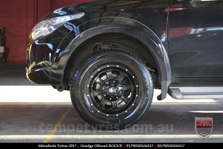 17x9.0 Grudge Offroad ROGUE on MITSUBISHI TRITON