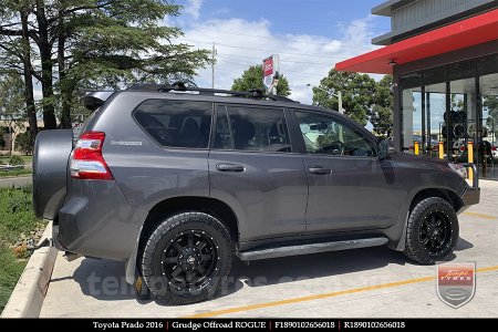 18x9.0 Grudge Offroad ROGUE on TOYOTA PRADO