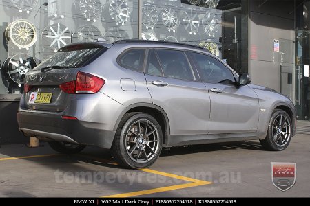 18x8.0 5652 Matt Dark Grey on BMW X1