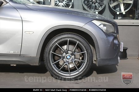 18x8.0 5652 Matt Dark Grey on BMW X1
