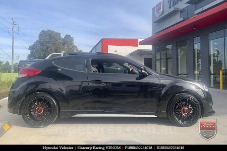 18x8.0 Starcorp Racing VENOM on HYUNDAI VELOSTER