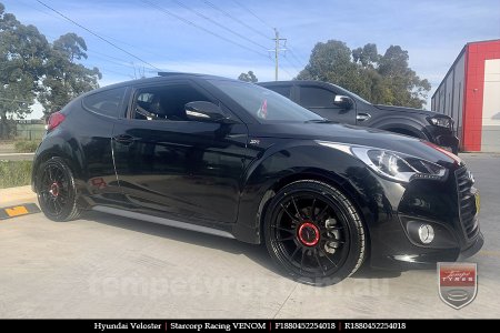 18x8.0 Starcorp Racing VENOM on HYUNDAI VELOSTER