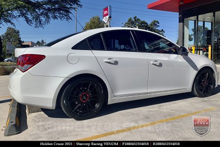 18x8.0 Starcorp Racing VENOM on HOLDEN CRUZE