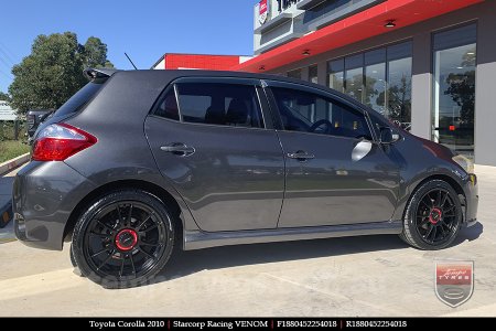 18x8.0 Starcorp Racing VENOM on TOYOTA COROLLA