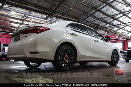 18x8.0 Starcorp Racing VENOM on TOYOTA COROLLA