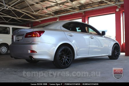 18x8.5 Lenso Spec F MB on LEXUS IS