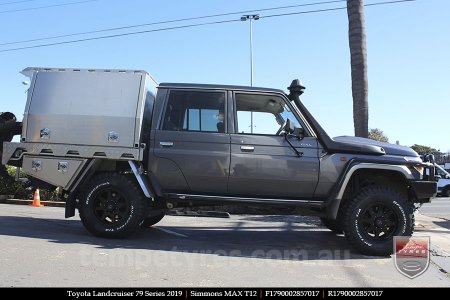 17x9.0 Simmons MAX T12 MK on TOYOTA LANDCRUISER 79 SERIES