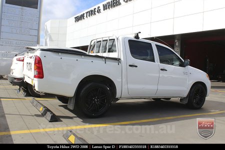 18x8.5 18x9.5 Lenso Spec D MB on TOYOTA HILUX 2WD