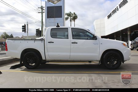 18x8.5 18x9.5 Lenso Spec D MB on TOYOTA HILUX