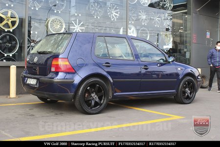 17x7.0 Starcorp Racing PURSUIT on VW GOLF