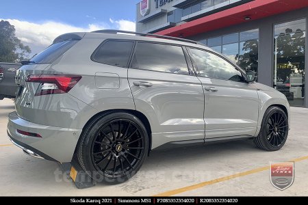 20x8.5 20x10 Simmons MS1 MK on SKODA KAROQ