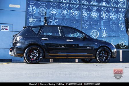 18x8.0 Starcorp Racing HYDRA on MAZDA 3