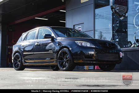 18x8.0 Starcorp Racing HYDRA on MAZDA 3