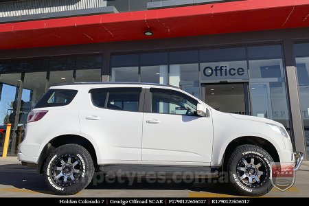 17x9.0 Grudge Offroad SCAR on HOLDEN COLORADO