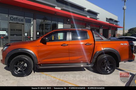 18x9.0 Simmons S6 Matte Black NCT on ISUZU D-MAX