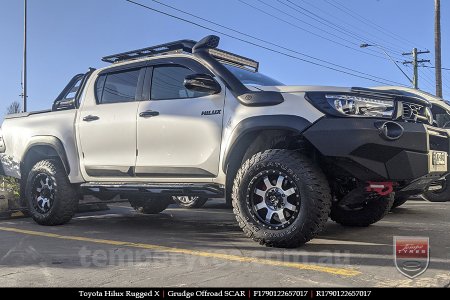 17x9.0 Grudge Offroad SCAR on TOYOTA HILUX RUGGED X