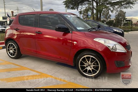 16x7.0 Starcorp Racing LUNAR on SUZUKI SWIFT