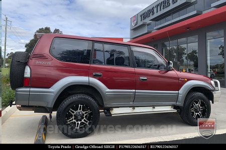 17x9.0 Grudge Offroad SIEGE on TOYOTA PRADO