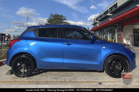 17x7.5 Starcorp Racing ECLIPSE on SUZUKI SWIFT