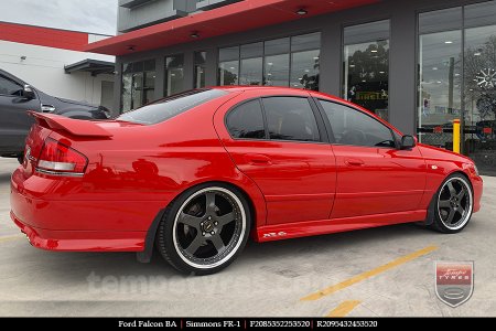 20x8.5 20x9.5 Simmons FR-1 Hyper Dark on FORD FALCON