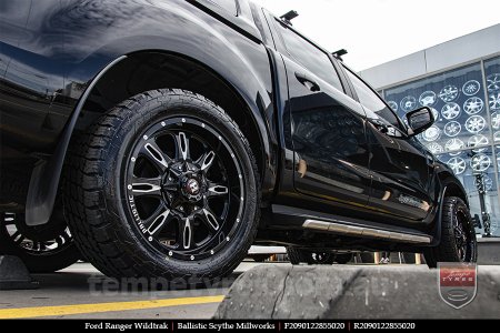 20x9.0 Ballistic Scythe Millworks on FORD RANGER WILDTRAK