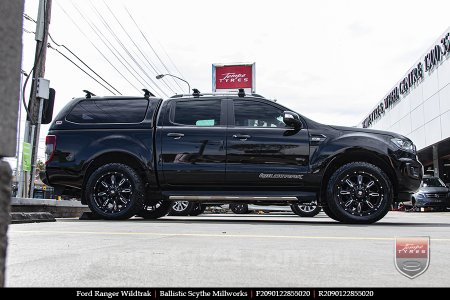 20x9.0 Ballistic Scythe Millworks on FORD RANGER WILDTRAK