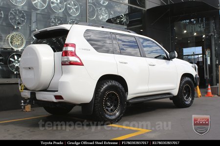 17x8.0 Grudge Offroad Steel Extreme on TOYOTA PRADO