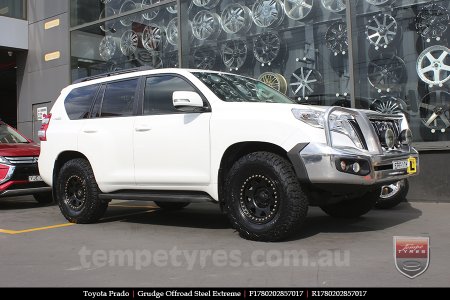 17x8.0 Grudge Offroad Steel Extreme on TOYOTA PRADO