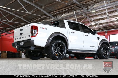 20x9.5 Lenso RTG BKWA on FORD RANGER WILDTRAK