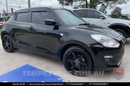 17x7.0 Starcorp Racing PURSUIT on Suzuki Swift