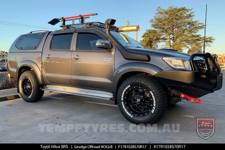17x9.0 Grudge Offroad ROGUE on Toyota Hilux SR5