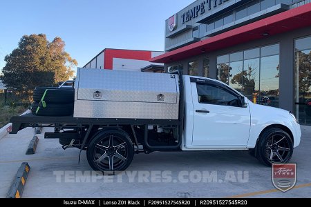 20x9.5 Lenso Z01 Black on Isuzu D-Max