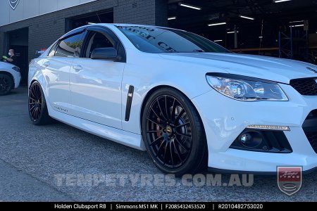 20x8.5 20x10 Simmons MS1 MK on Holden Clubsport