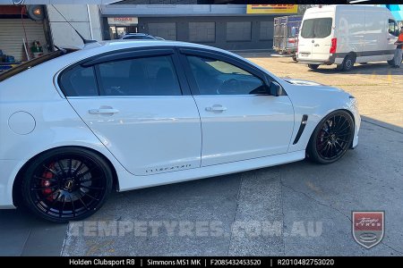 20x8.5 20x10 Simmons MS1 MK on Holden Clubsport R8