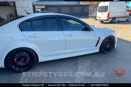 20x8.5 20x10 Simmons MS1 MK on Holden Clubsport