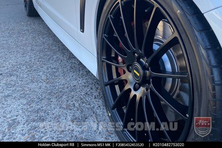 20x8.5 20x10 Simmons MS1 MK on Holden Clubsport