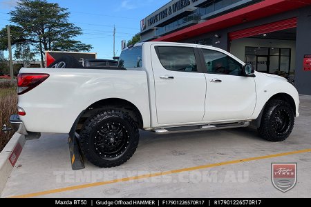 17x9.0 Grudge Offroad HAMMER on Mazda BT50