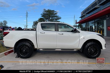 17x9.0 Grudge Offroad HAMMER on Mazda BT50