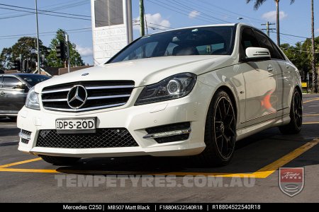 18x8.0 1328 MB507 Matt Black on Mercedes C-Class