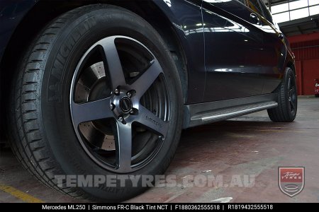 19x8.0 19x9.0 Simmons FR-C Black Tint NCT on Mercedes ML-Class